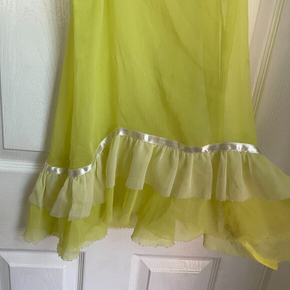 Free People Intimately neon yellow cami tank top - Picture 8 of 8